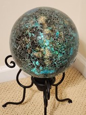 Crackle glass ball for sale  Elkview