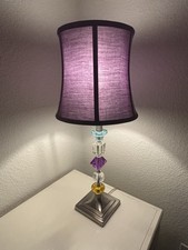 Purple shaded bedside for sale  Ceres
