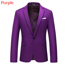 Smart Masculino vestido formal terno, jaqueta, Entalhe Lapela Blazer Casaco de negócios top Top Slim comprar usado  Enviando para Brazil