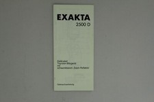 Bedienungsanleitung exakta 250 gebraucht kaufen  Berlin