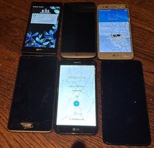 Lote de 6 LG G5 Grace K8 Stylo 2&4 Aristo vidro rachado quebrado vendido COMO ESTÁ comprar usado  Enviando para Brazil