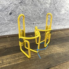 Vintage Elite Tubular Bicicleta Garrafa de Água Gaiolas Amarelo Par Itália Leve comprar usado  Enviando para Brazil