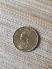 1887 silver shilling for sale  FLINT