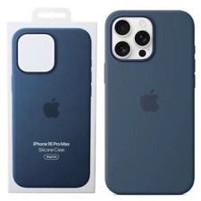 Capa de silicone genuína Apple com MagSafe para iPhone 16 Pro Max MYYU3ZMA - Denim comprar usado  Enviando para Brazil