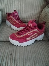 Burgundy gold fila for sale  POOLE