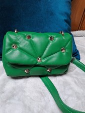 Zara handbag green for sale  HEXHAM