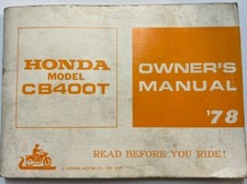 Honda 400t genuine for sale  WREXHAM