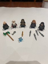 Lote de 5 Anões Lego O Hobbit / Dwalin, Balin, Thorin, Fili, Kili comprar usado  Enviando para Brazil