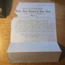 1878 cavander builder for sale  PRESTEIGNE
