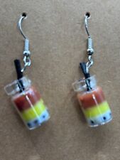 Bubble tea earrings for sale  San Antonio