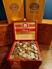 Meio quilo de moedas antigas dos EUA, caixa de charuto incluída! Trigo búfalo indiano prata etc comprar usado  Enviando para Brazil