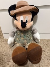 Pelúcia Vintage Walt Disney World Safari Mickey Mouse 20" Grande Animal Kingdom, usado comprar usado  Enviando para Brazil
