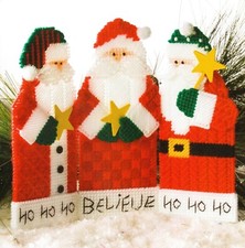 Santa triptych standing for sale  Bellows Falls