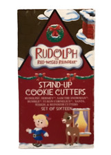 Rudolph The Red Nosed Reindeer Stand Up Cookie Cortadores 3D Natal Conjunto de 16 comprar usado  Enviando para Brazil