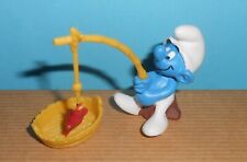 Figurine schtroumpfs pecheur d'occasion  Vic-sur-Aisne