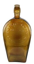 RARO ENSIGN SALOON SAN FRANCISCO 15” ENORME GARRAFA DE UÍSQUE AMARELO COM CORTIÇA comprar usado  Enviando para Brazil