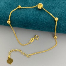 Pulseira de ouro amarelo 18k sólida real joias de ouro fino 0,5 g, usado comprar usado Pulseira de ouro amarelo 18k sólida real joias de ouro fino 0,5 g, usado comprar usado  Enviando para Brazil