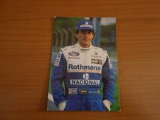 Cartolina ayrton senna usato  Torino