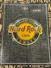 Ímã logotipo clássico Hard Rock Cafe Johannesburg Soweto novo, usado comprar usado  Enviando para Brazil