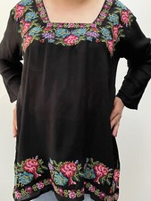 Women black embroidered for sale  Brea