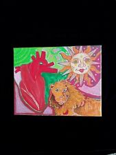 Painting leo lion d'occasion  Expédié en Belgium