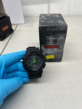 Relógio Casio GA100C-1A3 masculino G-Shock preto mostrador Ana-Digi preto/verde resina, usado comprar usado  Enviando para Brazil