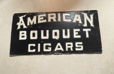 Usado, 1900S AMERICAN BOUQUET CHARUTOS LOJA DE CAMPO PLACA PUBLICITÁRIA LETRAS LEVANTADAS comprar usado  Enviando para Brazil