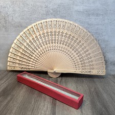 Vtg sandalwood fan for sale  Santa Fe