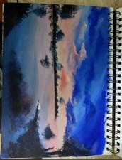 Acrylbilder handgemalt einer gebraucht kaufen  Frankfurt am Main