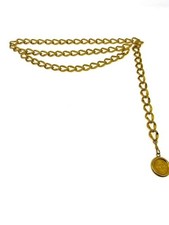 Vintage chanel gold for sale  LONDON