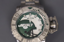 Invicta 58mm 33028 NFL New York Jets relógio automático masculino mostrador branco 3 ponteiros comprar usado  Enviando para Brazil