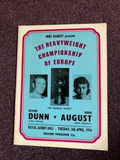 Boxing programme royal for sale  POOLE