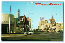 Cartão postal vintage c1950 Ponderosa Inn Bus Station Hotel Billings Montana perfeito estado comprar usado  Enviando para Brazil
