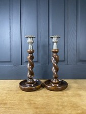 Pair vintage barley for sale  HEYWOOD