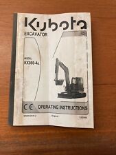 Kubota kx080 parts for sale  CHELMSFORD