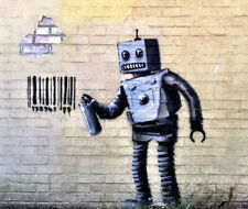 Banksy graffiti art for sale  Amesbury
