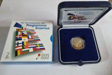 Coincard / 2 Euro Gedenkmünze Italien 2022 PP / im Etui Erasmus  / Proof, usado comprar usado  Enviando para Brazil