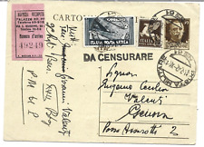 Intero postale con usato  Genova