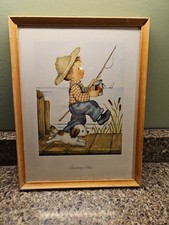 Fishing pals lithograph for sale  Faribault