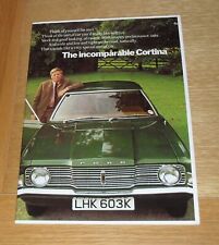 Ford cortina brochure for sale  FAREHAM