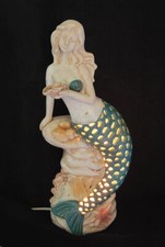Mermaid lamp ceramic for sale  Hixton