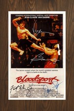 Pôster de filme assinado BLOODSPORT 11x17 com certificado de autenticidade - Lembranças autênticas comprar usado  Enviando para Brazil