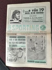 Jornal Original Sporting Lisbon V Sunderland 1973 Cup Winners Cup Raro. comprar usado  Enviando para Brazil