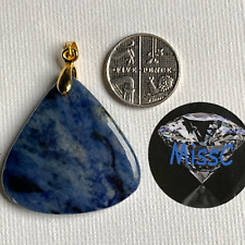 Dumortierite 33x31mm teardrop for sale  RUGBY