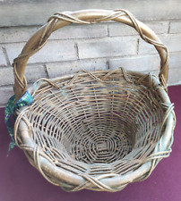 Vintage wicker woven for sale  SHIPLEY