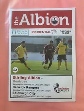 Stirling albion montrose for sale  LYMM
