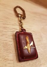 Red leather keyring d'occasion  Expédié en Belgium