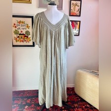 Usado, Vestido maxi vintage de algodão grego dos anos 70 por Fibra Boho vestido camponês gaze enrugada comprar usado Usado, Vestido maxi vintage de algodão grego dos anos 70 por Fibra Boho vestido camponês gaze enrugada comprar usado  Enviando para Brazil
