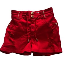 Usado, Pit Bull jeans young ladies women shorts red made in Brazil Destroyed Modern comprar usado  Enviando para Brazil