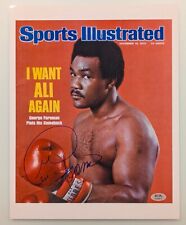 George Foreman Vintage Assinado 11x14 Foto Boxe Hall of Fame SI Imagem PSA/DNA, usado comprar usado  Enviando para Brazil